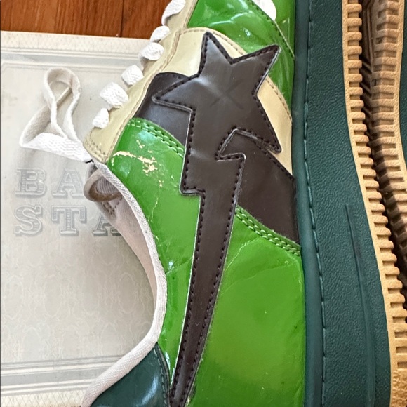 Vintage BAPE Green Sneakers - Picture 10 of 11